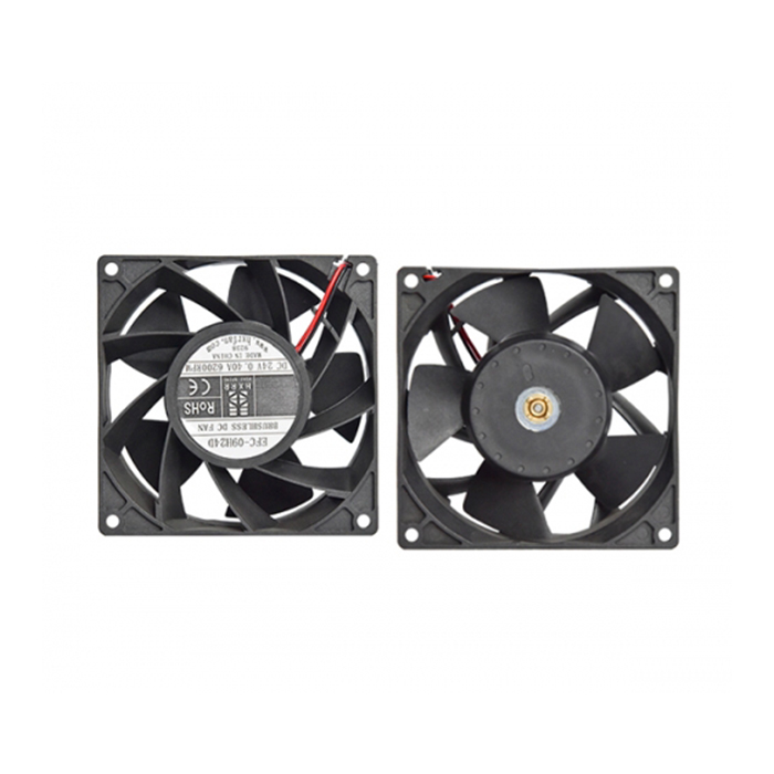 Electric control cabinet cooling fan