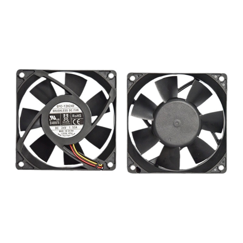 24V 4500 RPM three-wire RD signal DC cooling fan